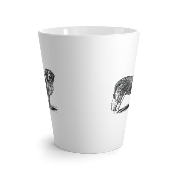 Saint Bernard Dog Breed Latte Mug