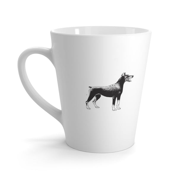 Doberman Pinscher Dog Breed Latte Mug