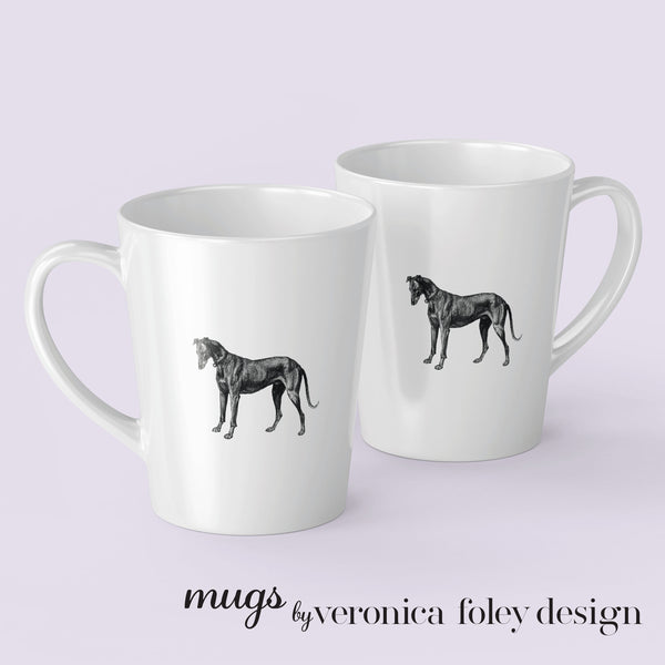 Greyhound Dog Breed Latte Mug